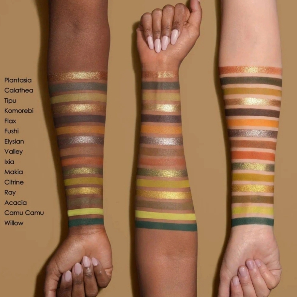 Natasha Denona Yucca Palette - Green, Gold, and Yellow Hues - Picture 5 of 6